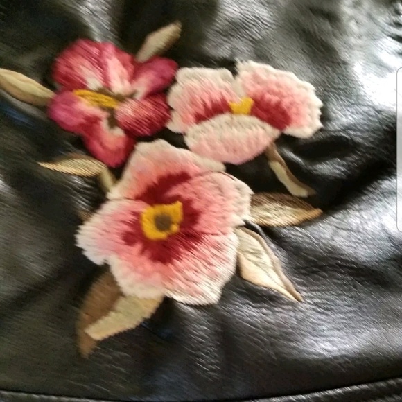 💕🌹Jessica Simpson Motorcycle Black Jacket Med - Picture 3 of 7